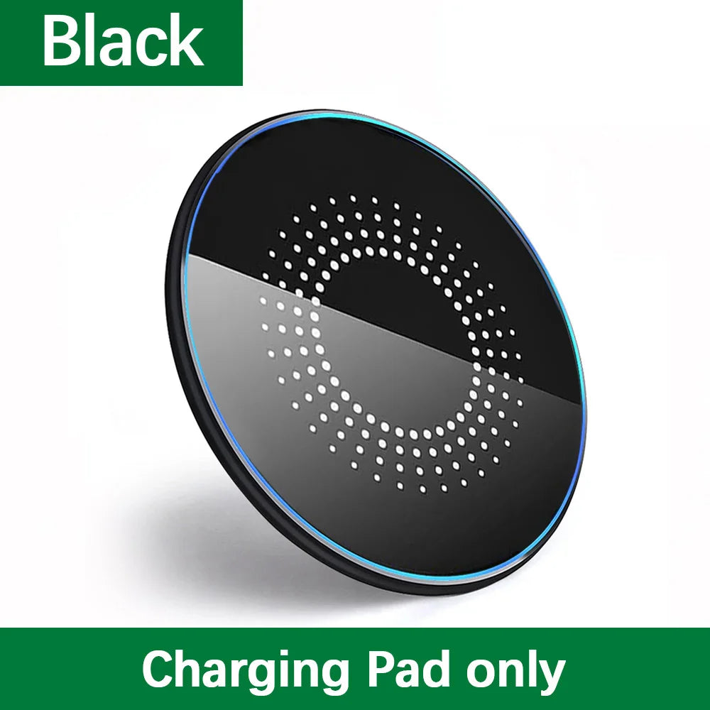 Wireless Fast Charging Dock Station, Induction Charger Pad,For Iphone 17,16, 15,14, Samsung, Xiaomi Phone Chargers,