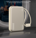 20000Mah 66W Fast Charge Power Bank CCC Certification with Cable for Samsung and Iphone